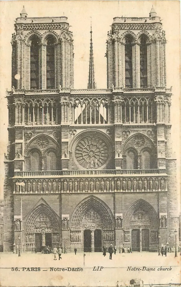 PARIS — Notre-Dame — LIP — 56 - Frente