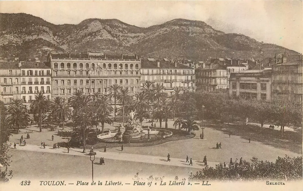 Toulon — Piazza della Libertà — Selecta, n°132 - Recto