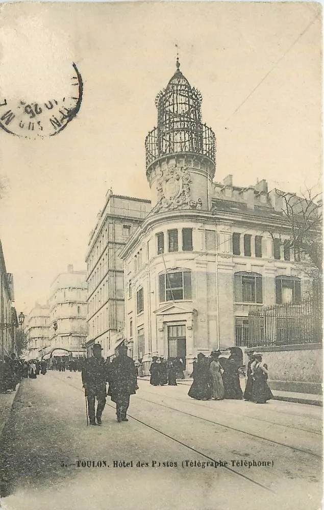 Toulon — Hotel das Correios (Telegrafe Telefone) — J. (editor desconhecido) - Frente