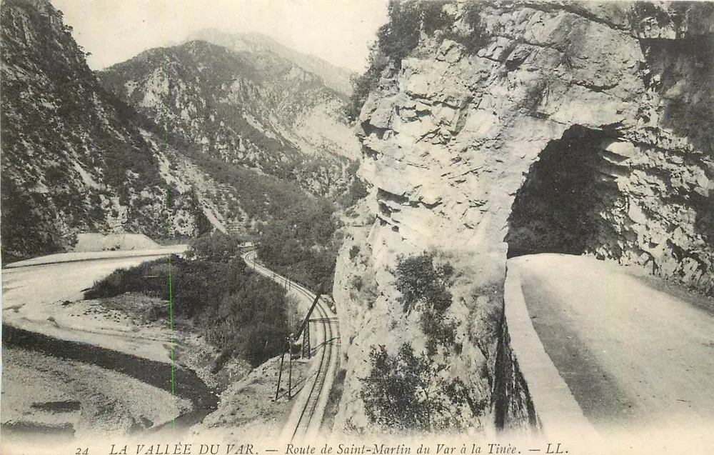 Die Schlucht des Var — Route von Saint-Martin du Var nach La Tinée — LL - Vorderseite
