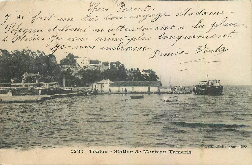 Toulon - Manteau Tamaris Station — Edit. Giletta phot. Nîce, n° 1784 - Vorderseite