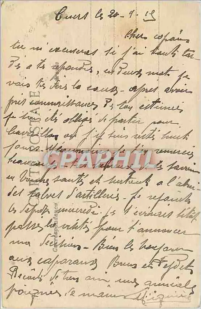 Toulon - O Pequeno Rang — vista do porto com navios — editor C. C. T. (n° 20) - Verso