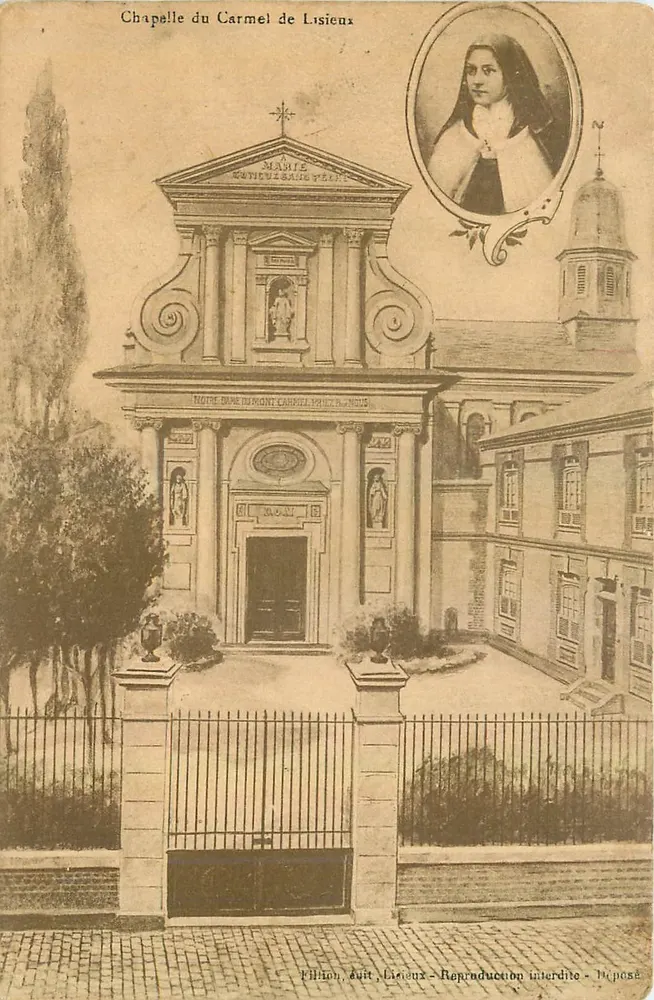 Capela do Carmelo de Lisieux — Editor Fillion, Lisieux - Frente