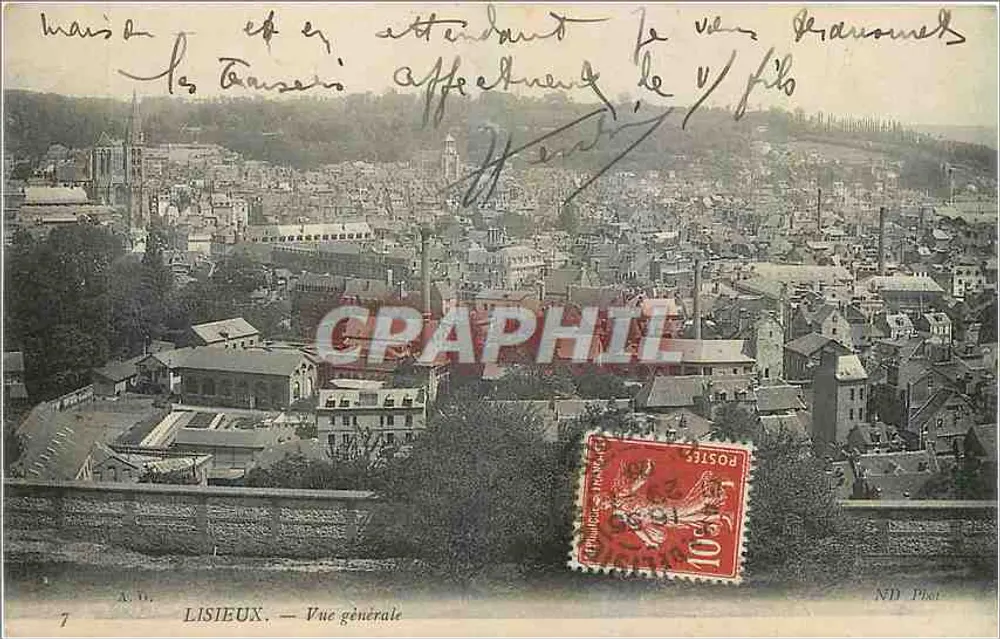 Lisieux — Vista geral — A. B. et ND Phot - Frente