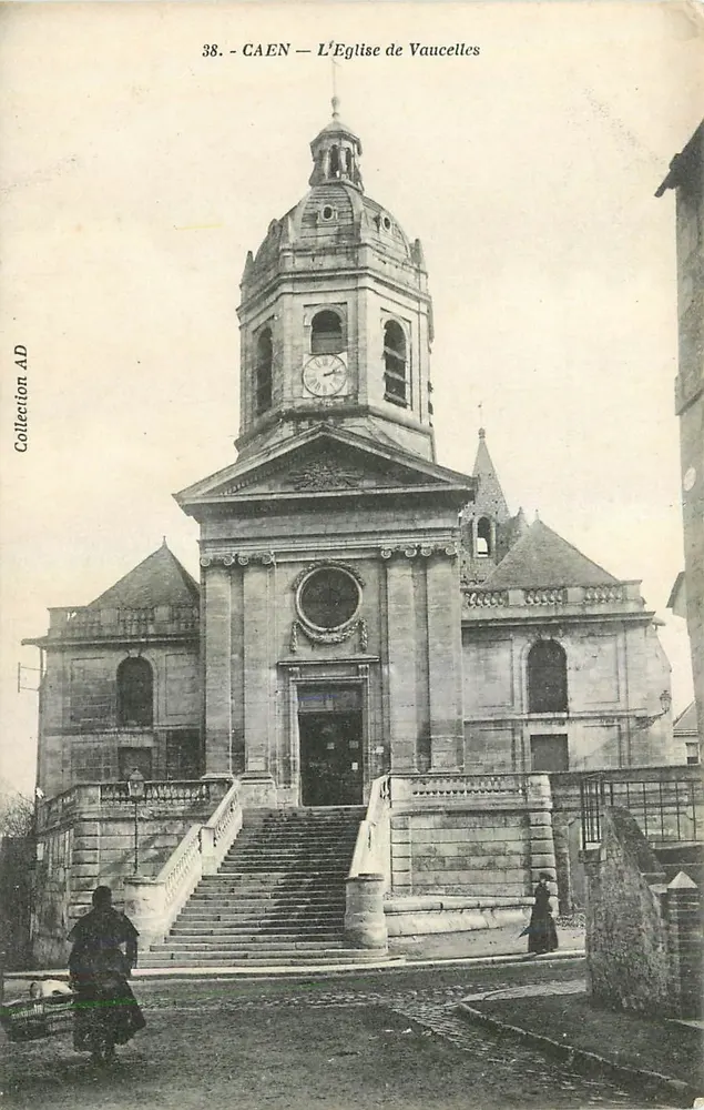 CAEN — A Igreja de Vaucelles — Coleção AD - Frente