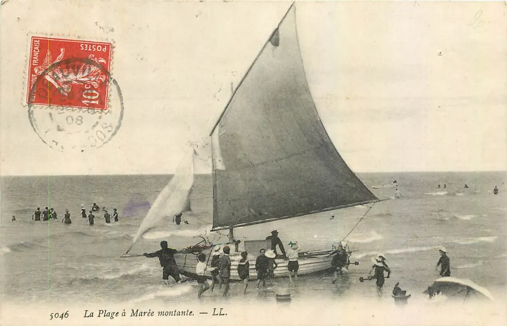 De Plage aan Marie montante — LL. — n° 5046 - Voorkant