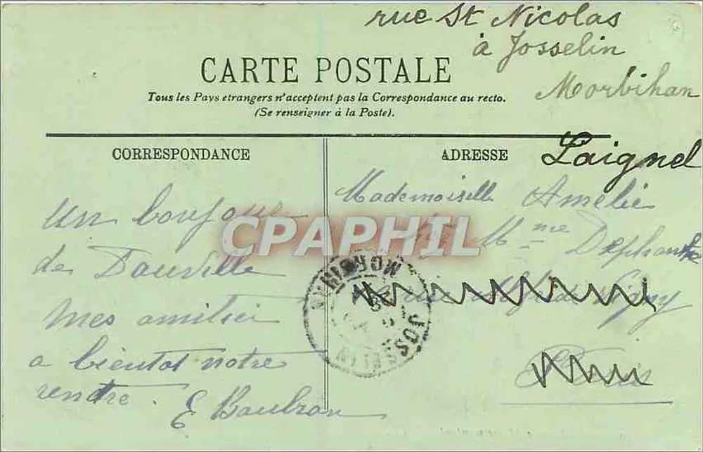 De Plage aan Marie montante — LL. — n° 5046 - Achterkant