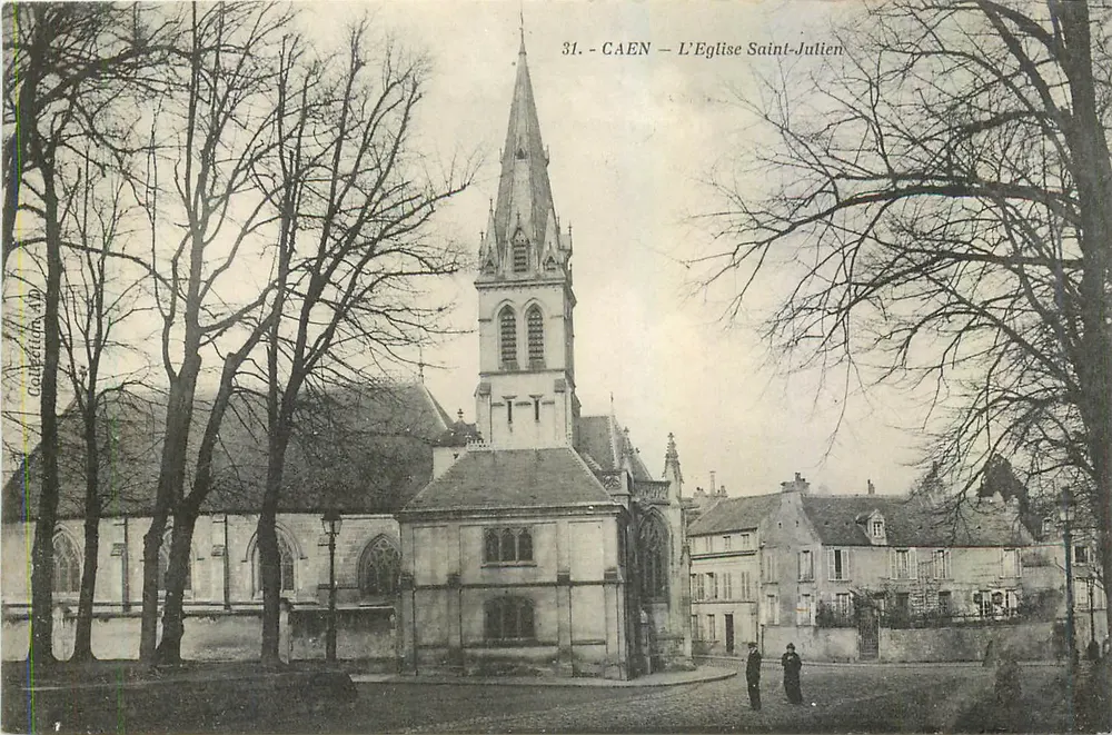 Caen — A Igreja de São Julião — Editor G. Gauthier, n°31 - Frente