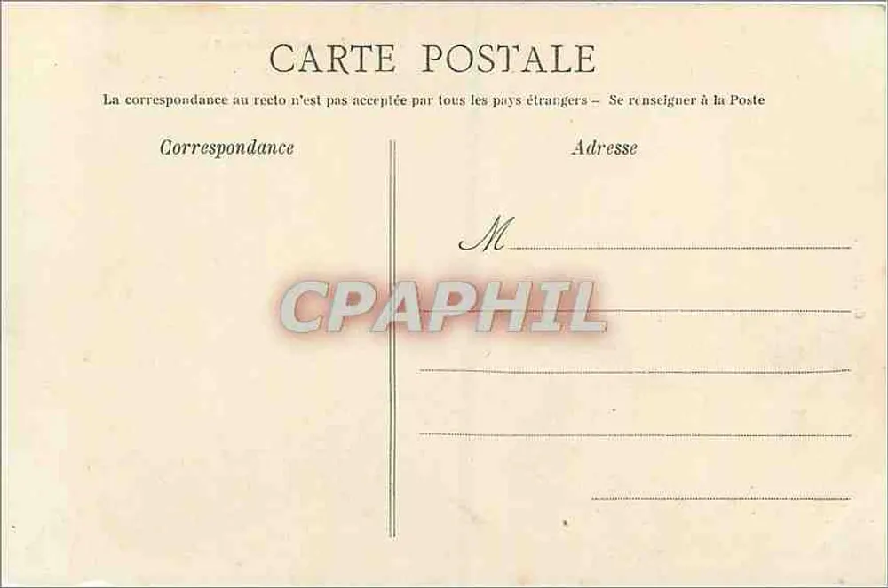 Caen — A Igreja de São Julião — Editor G. Gauthier, n°31 - Verso