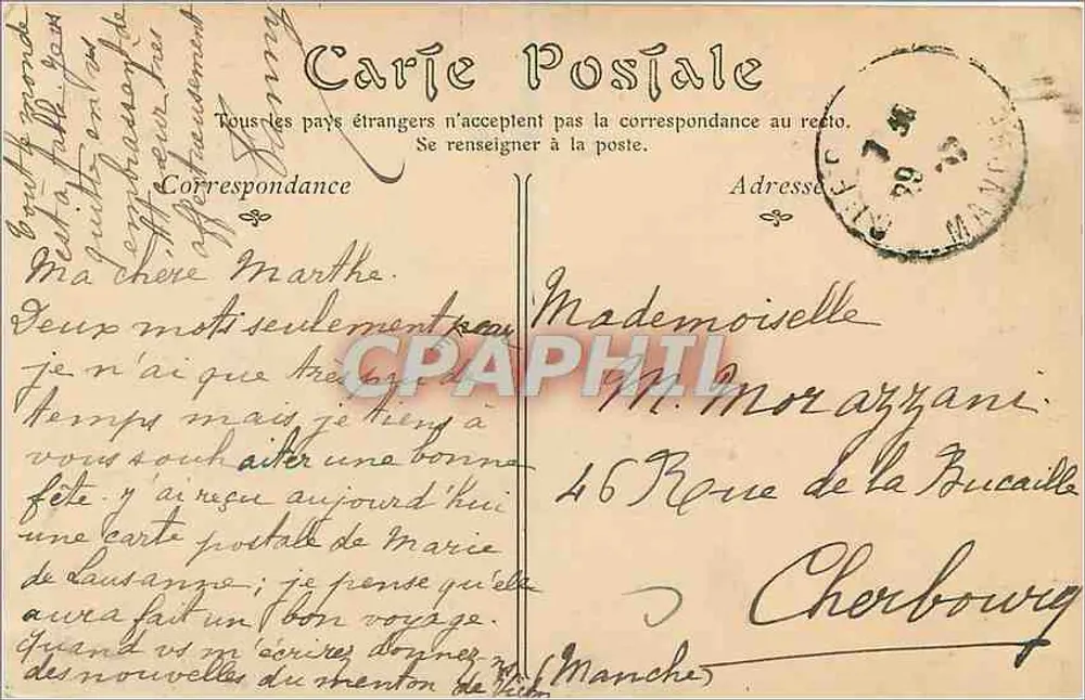 Lisieux — Casa Normanda — A.G. n°332 - Verso