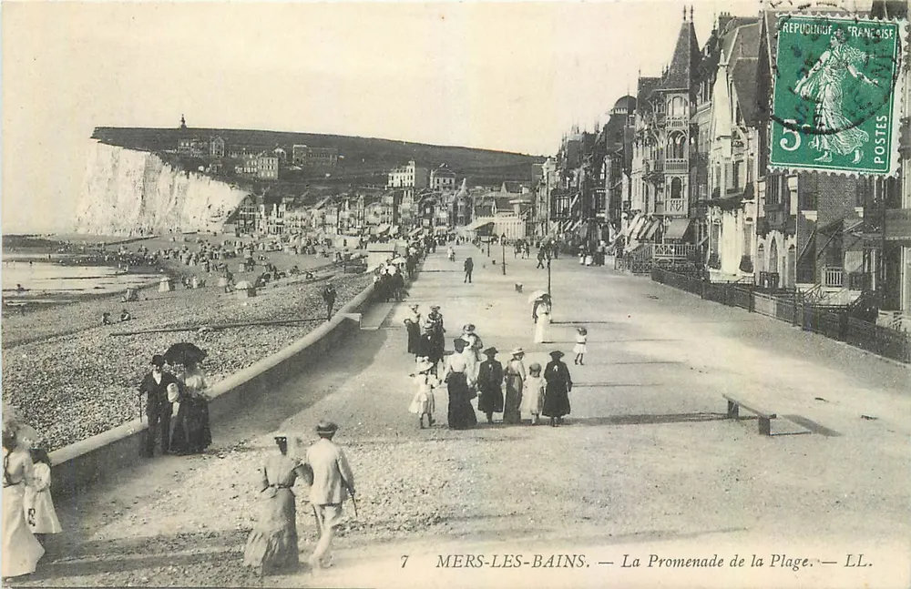MERS-LES-BAINS — La Promenade de la Plage — LL. n°7 - Recto
