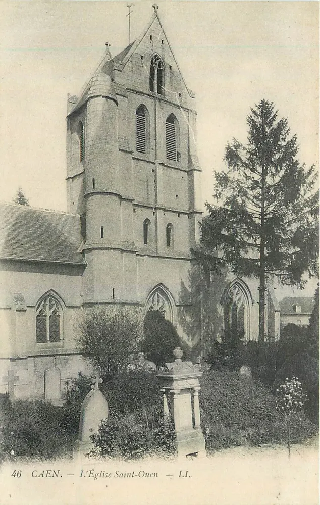 Caen — A Igreja de São Ouen — LL - Frente
