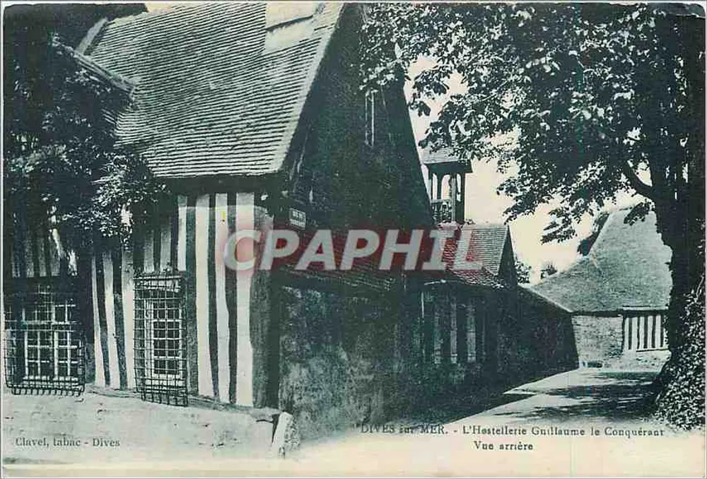 Dives-sur-Mer - Gospoda Guillaume le Conquérant - Widok z tyłu - Awers