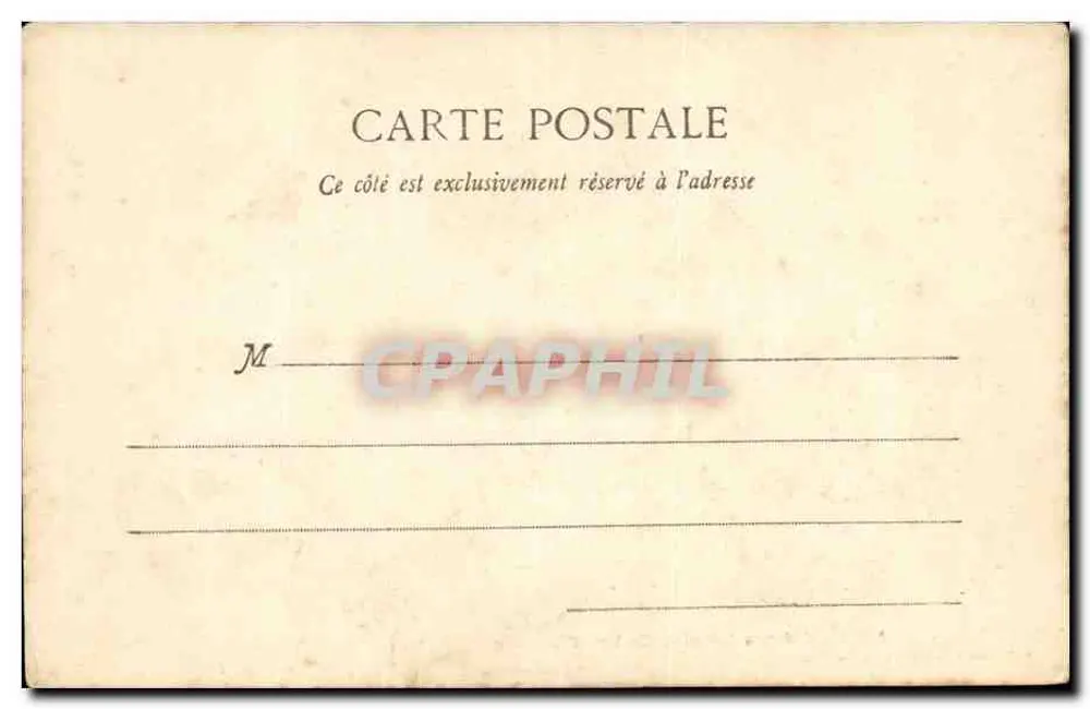 Kinder von Saint-Herbot (Finistère) — Sammlung A. Waron, St-Brieuc — n° 1020 - Rückseite
