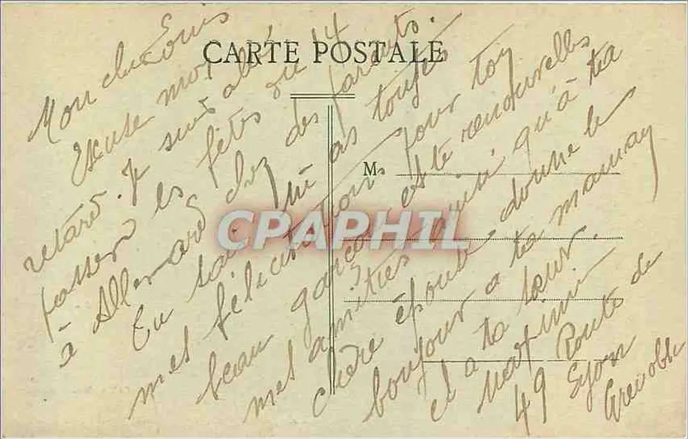 Alleford-les-Bains — Vista General — Edición Librairie Générale, n°20 - Reverso