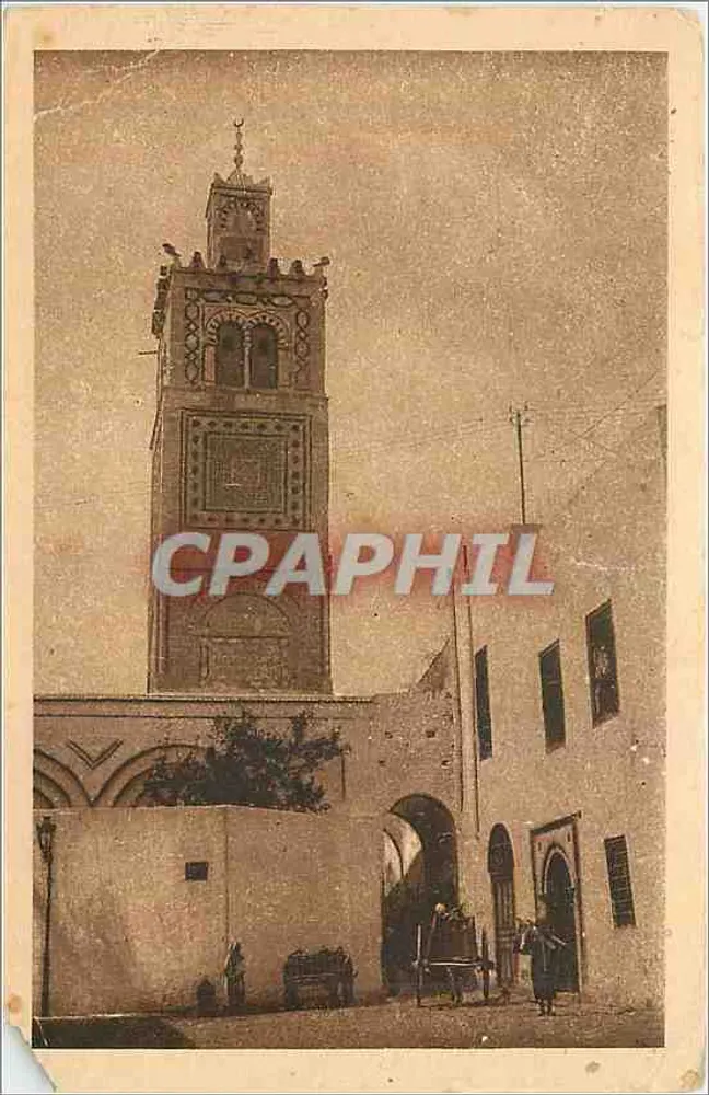 Mesquita de Marrakech — vista da minarete — Edição francesa n° 3684 - Frente