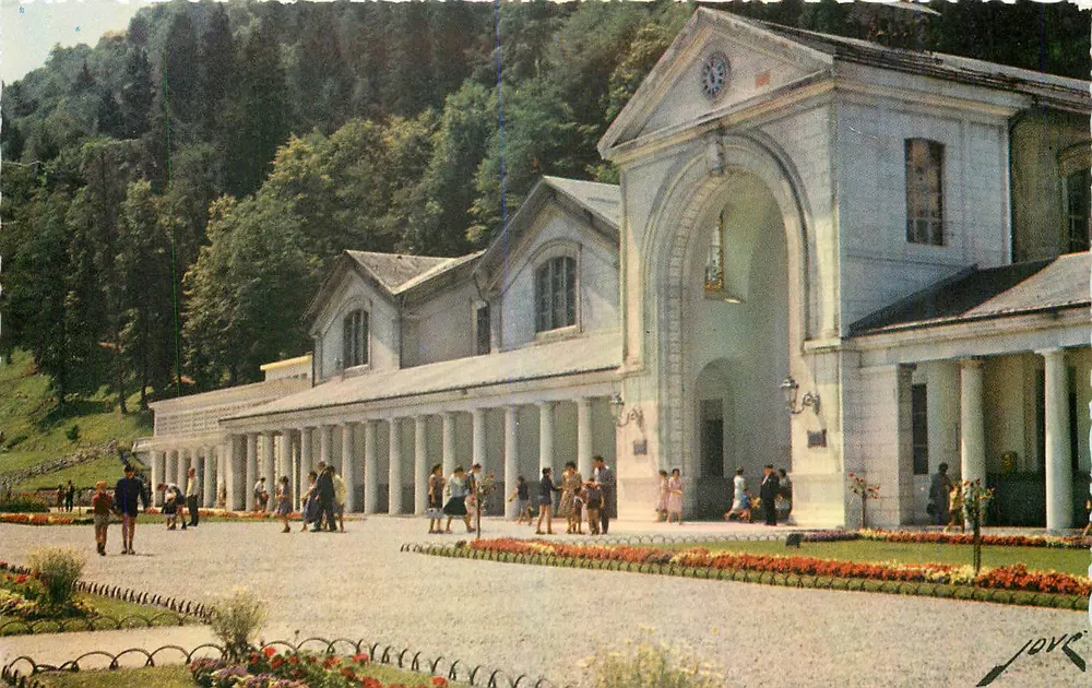 Estabelecimento Termal de Luchon — vista do prédio principal — Edição Jove - Frente