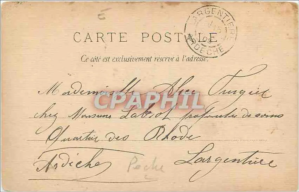A pesca de mexilhões — H. Siblen, Imp. Luit Toulouse, Paris, n° S.8230 - Verso