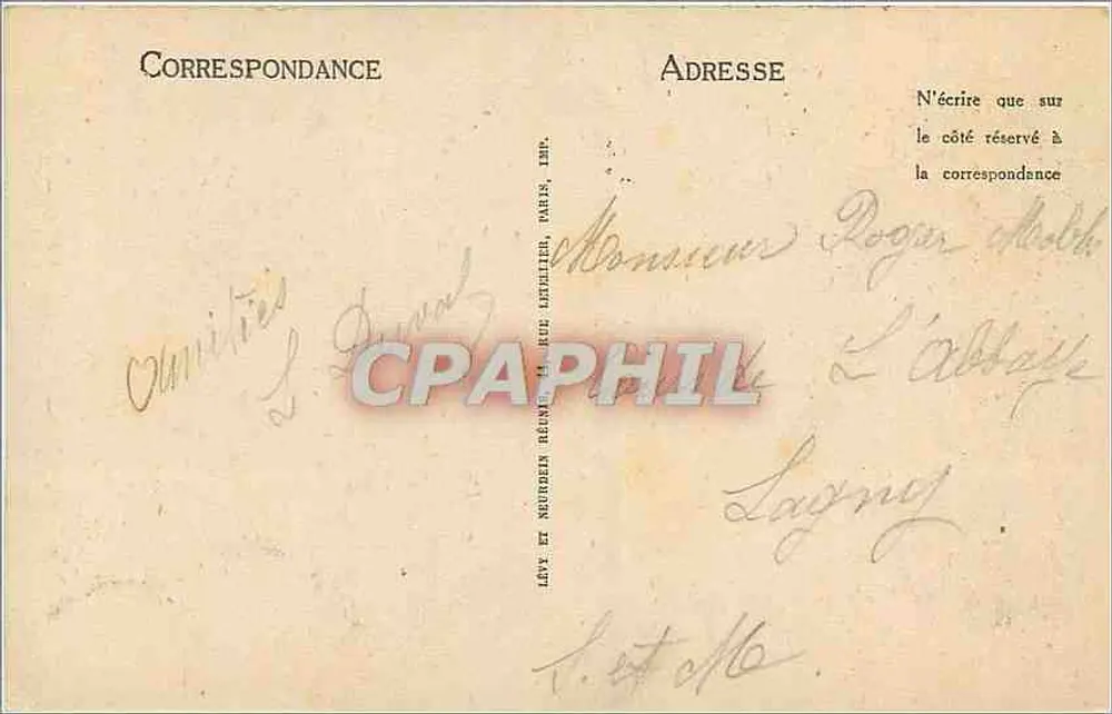 Blois — Le Château — L'Escalier François Ier — LL - Verso