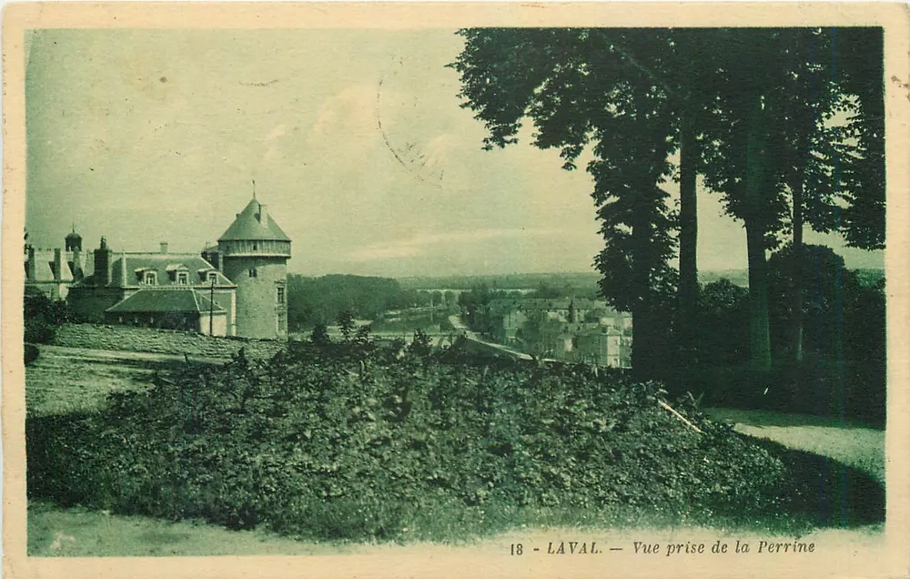 Laval — View taken from the Perrine — G. Artaud, publisher - Front