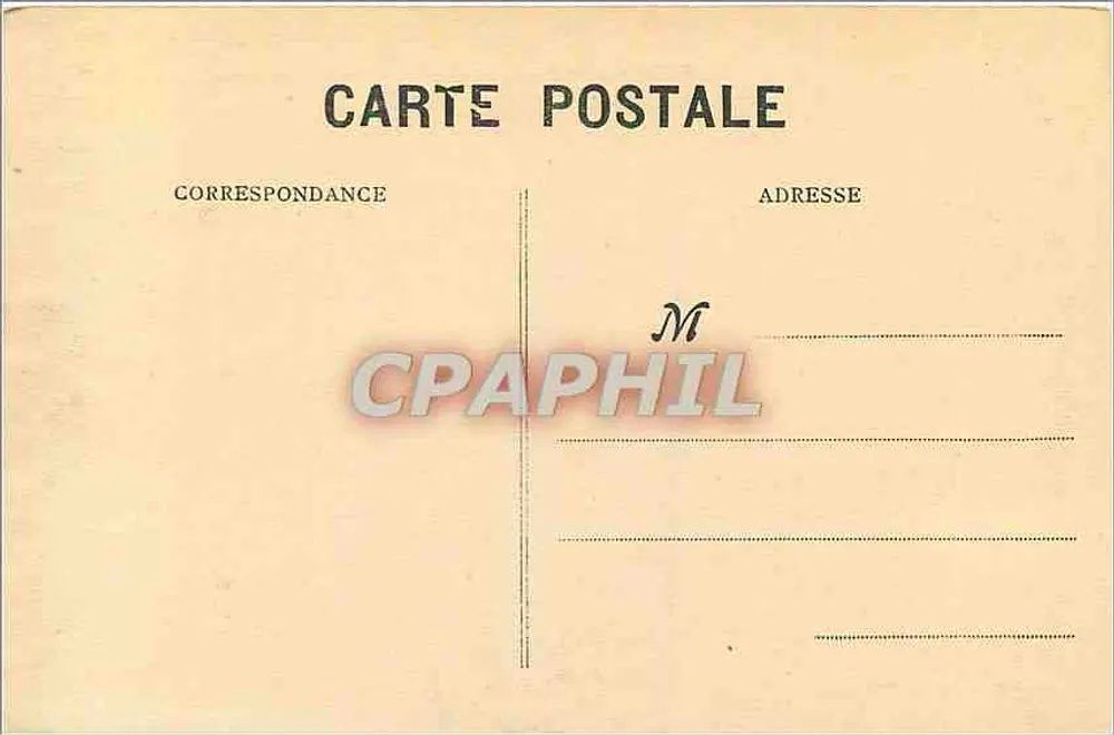 Reims in den Ruinen nach dem Rückzug der Deutschen — Rue de l'École de Médecine — Thoillier, Verlag, Epornay - Rückseite