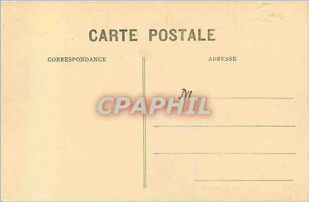 Reims in den Ruinen nach dem Rückzug der Deutschen — Rue Tronson-du-Coudray — Thulllier, Verlag Epernay - Rückseite