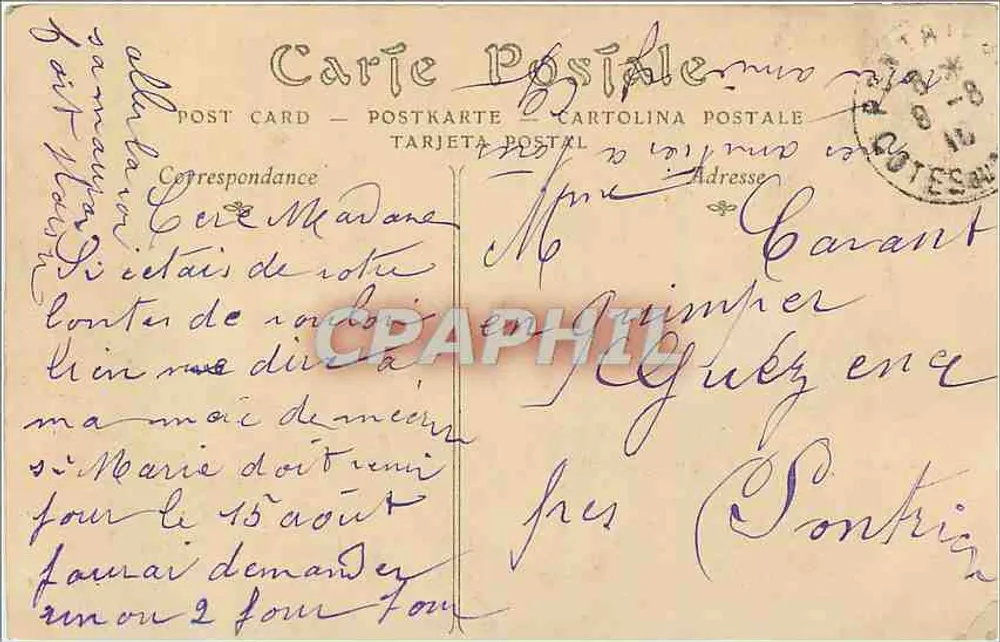 Reims — A Porta de Marte — ND Fot. - Verso