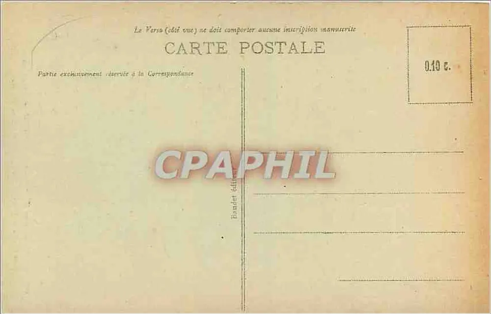 Reims - Jeanne d'Arc devant la Cathédrale avant la Guerre — n°152 - Verso