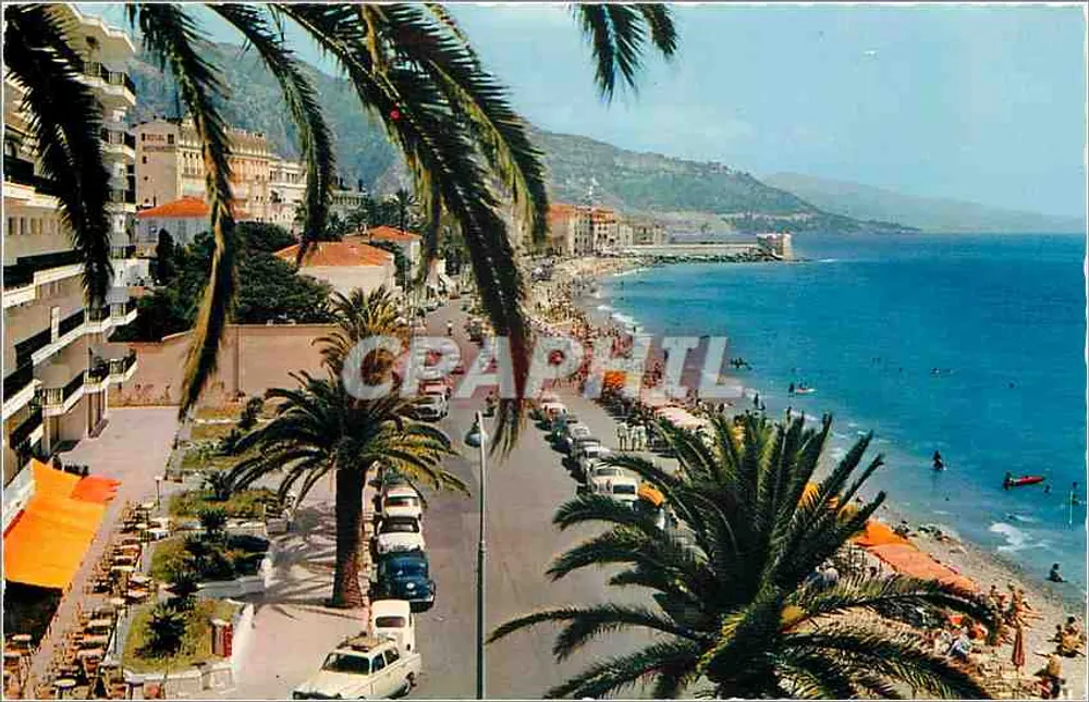 A Promenade George V em Menton — Edições Enton, n°17 - Frente