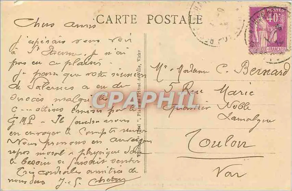 Gorges do Surain — Arredores do Mont-Dore — A Auvergne pitoresca — Ideal - Verso