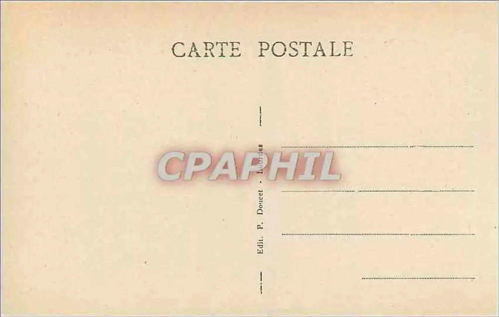 Gavarnie - O Circo — P.D. — Editor P. Dosset, Lourdes - Verso