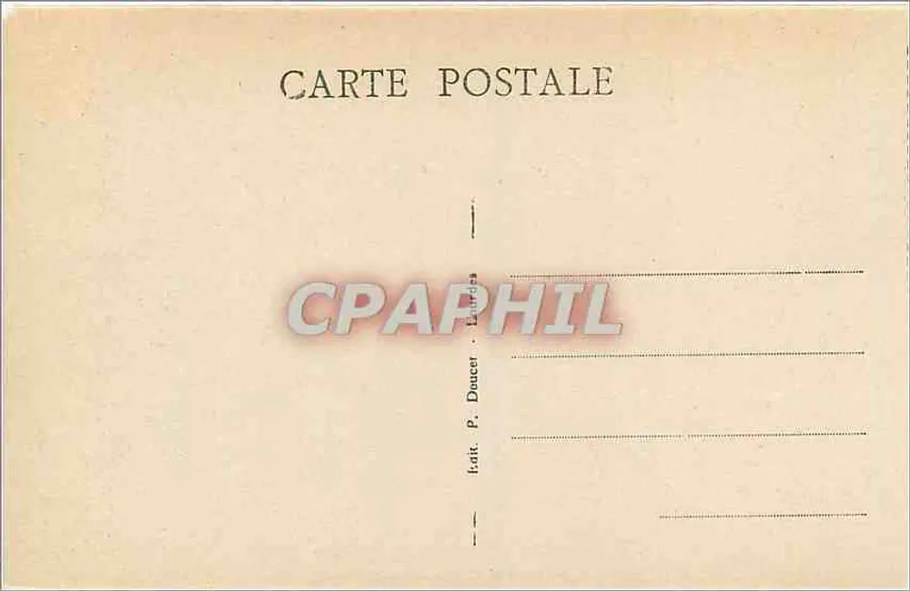 Gavarnie — Vista Geral — P.D. - Verso