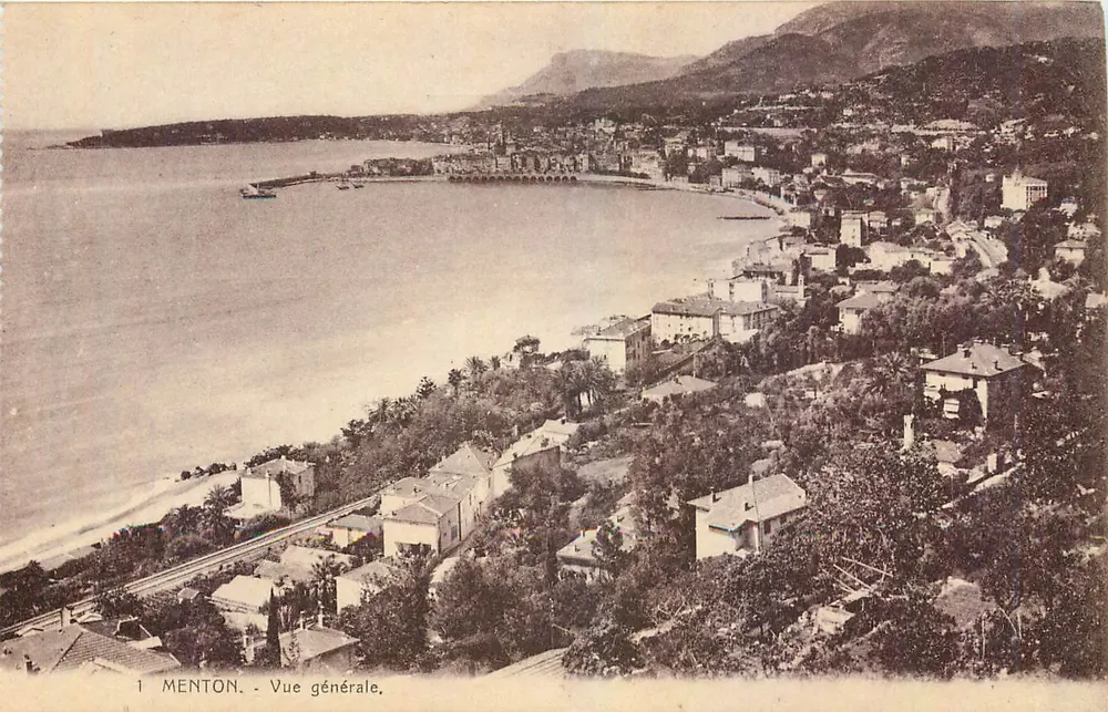 Menton - Vista geral — n° de série 1 - Frente