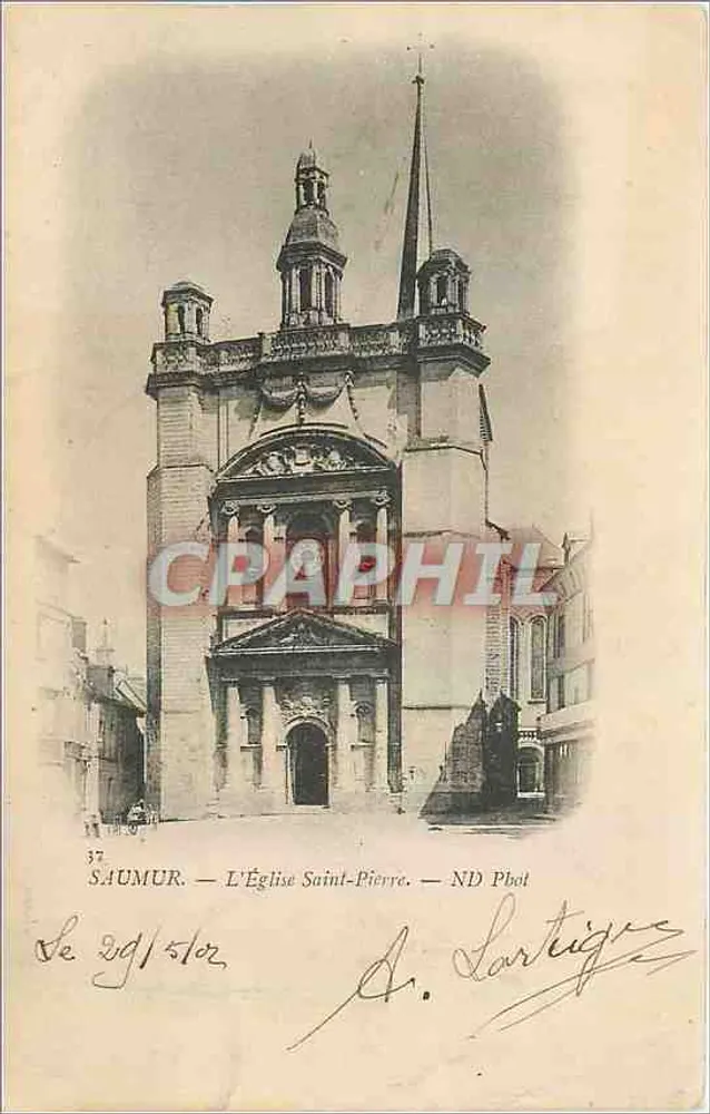 Saumur — A Igreja de São Pedro — ND Phot - Frente