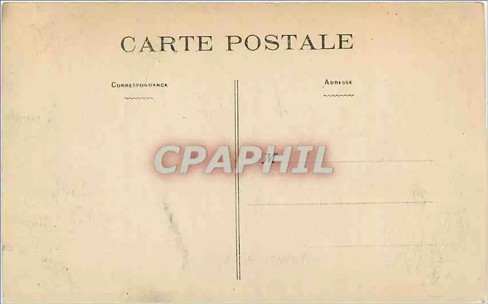 Angers — Façade principale du Nouveau Séminaire — Collection A. Bruel - Verso