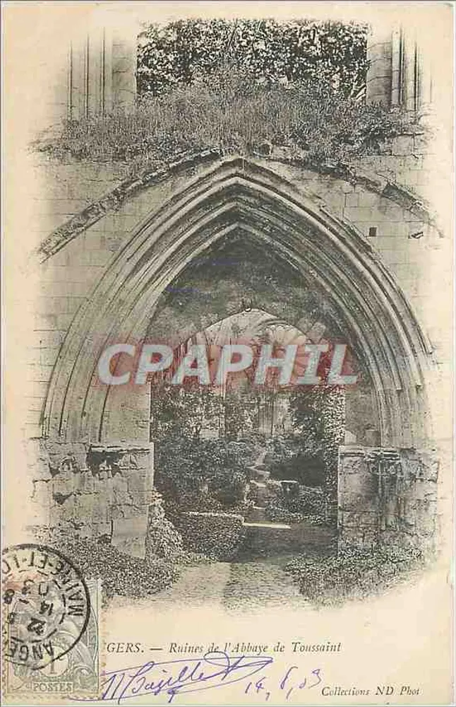 Gers — Ruínas da Abadia de Toussaint — Collections ND Phot - Frente