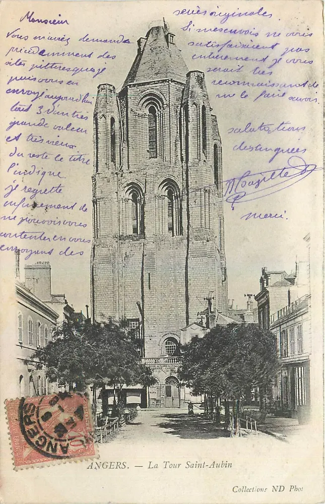 Angers — Torre Saint-Aubin — Collections ND Phot - Frente