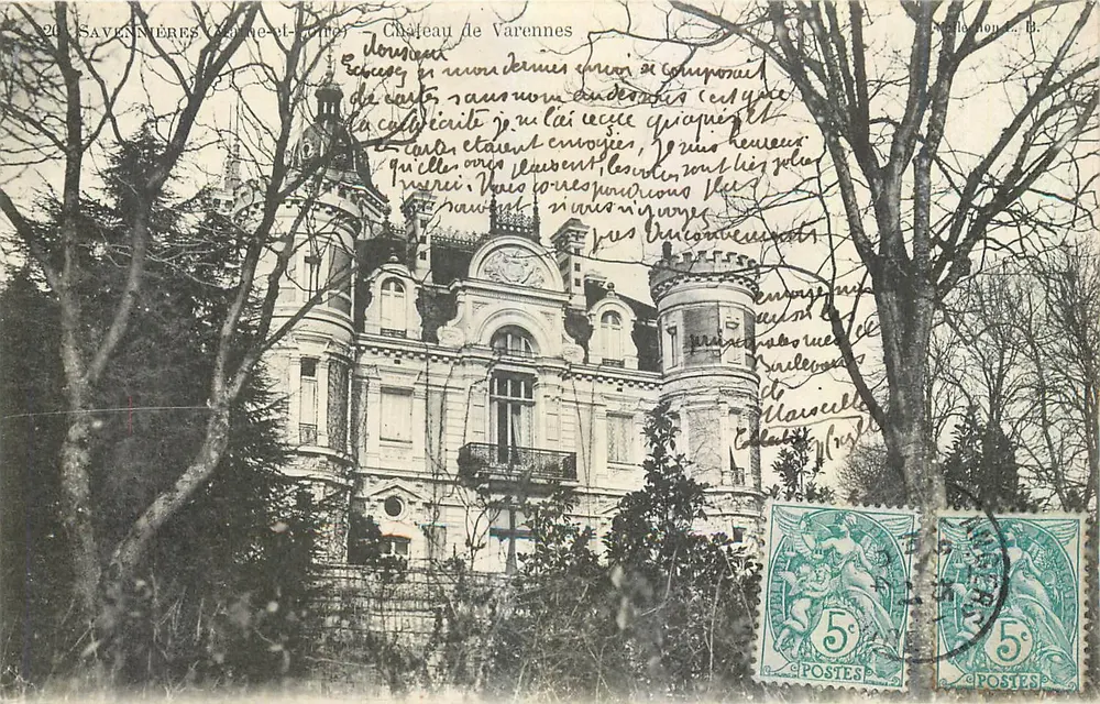 Château de Varennes — Savennières (Loire-et-Cher) — éditeur inconnu, n° 20 - Recto