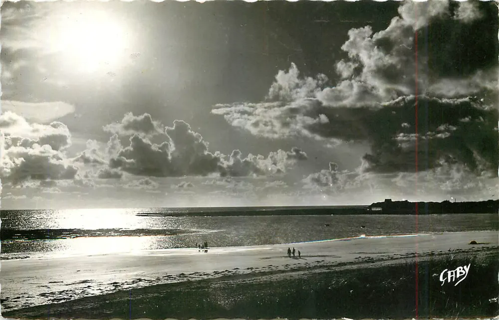 Ile d'Oléron — Le Soleil descend sur la Grande Côte — Editions Gaby - Recto