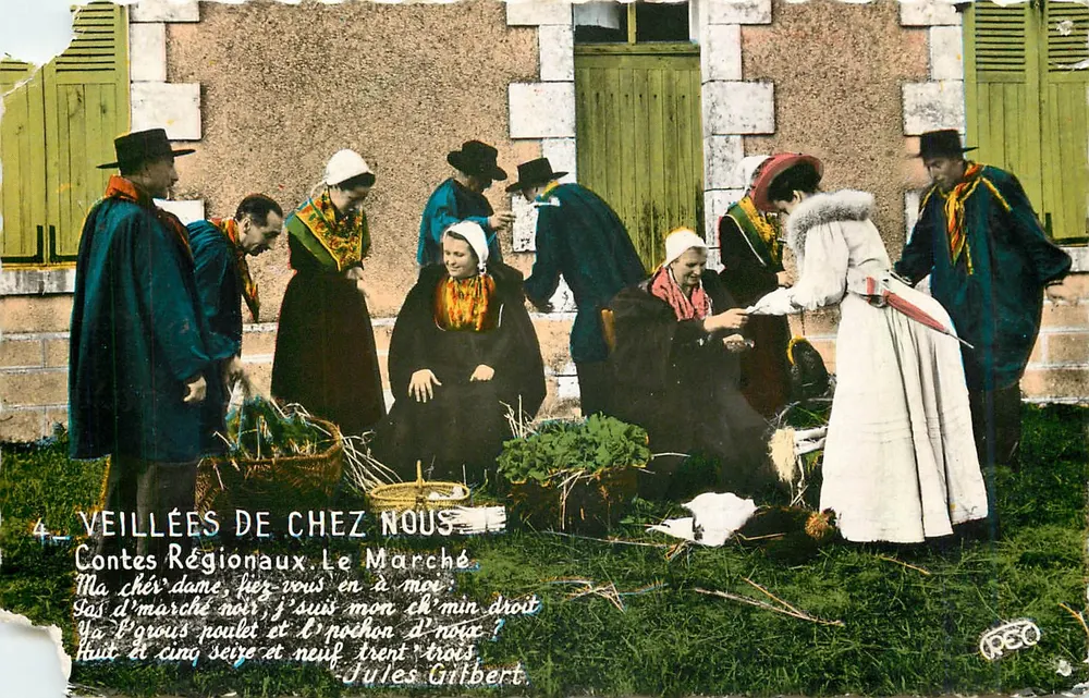 Mercado — Veillées de chez nous — Jules Gilbert - Frente