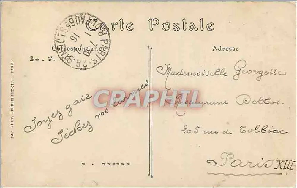 Paris — O Moulin-Rouge — ND. Fot. n°172 - Verso