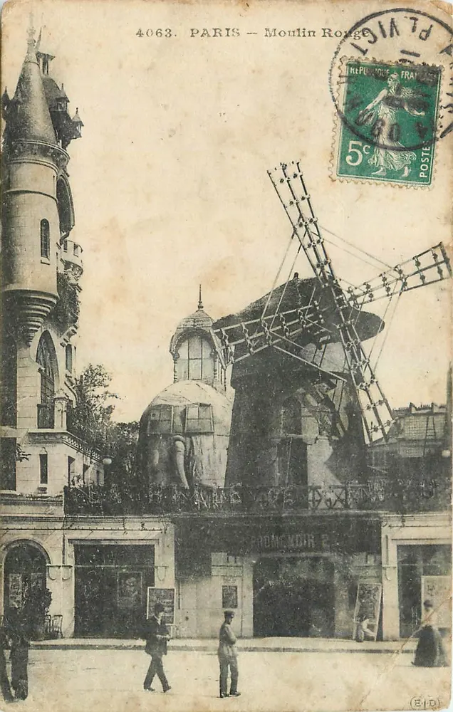 Paris — Moulin Rouge — Editora Promodir, n° 4063 - Frente