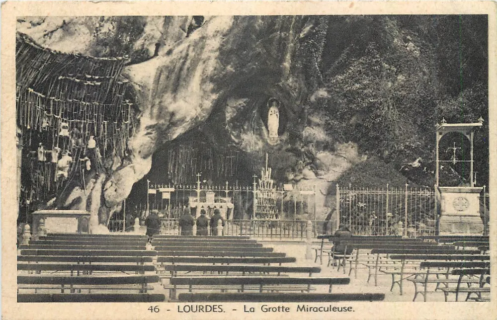 Lourdes - A Gruta Milagrosa — Edição Fot. Journault, n°46 - Frente