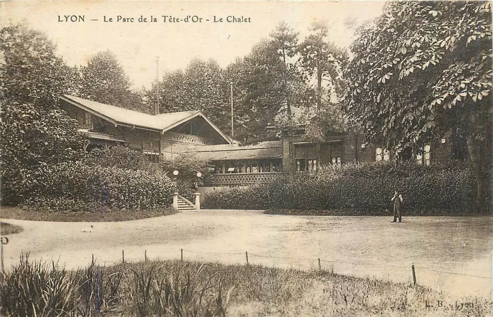 LYON — Le Parc de la Tête-d'Or — Le Chalet - Recto