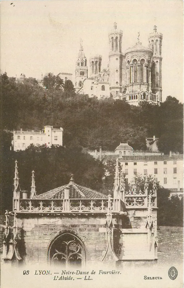 LYON — Nossa Senhora de Fourvière — A Abside — Srlecta - Frente