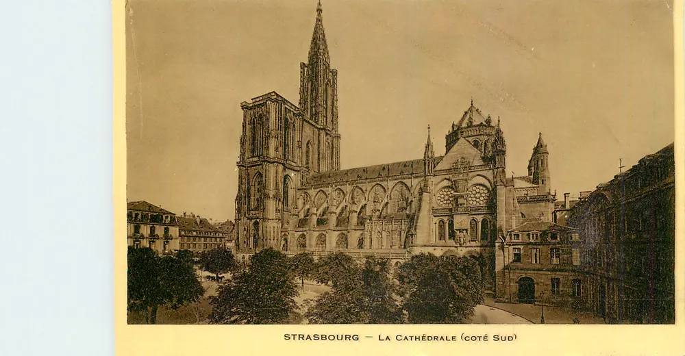 Estrasburgo — A Catedral (Lado Sul) - Frente