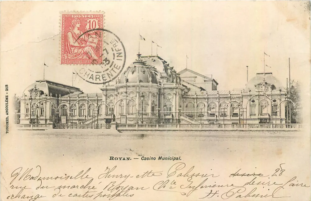 Royan — Casino Municipal — Tongiemed, Angoulême - 215 - Frente