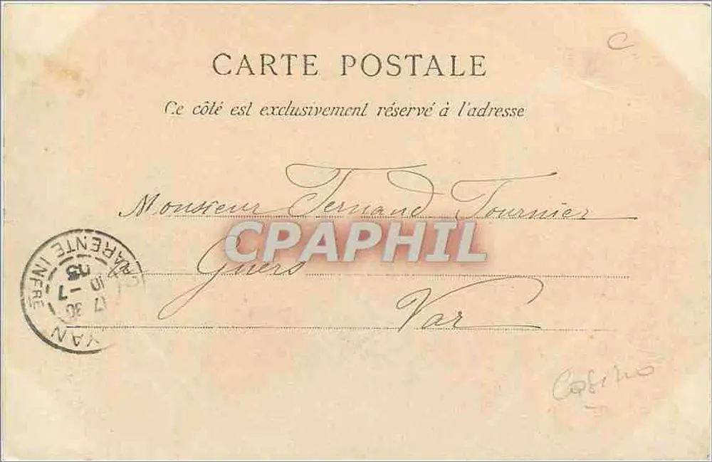 Royan — Casino Municipal — Tongiemed, Angoulême - 215 - Verso