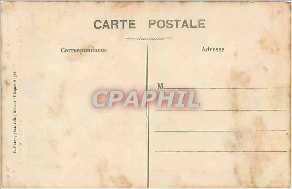 Amiens - Catedral - A Criança que Chora (Obra-prima de Lasset) - Verso