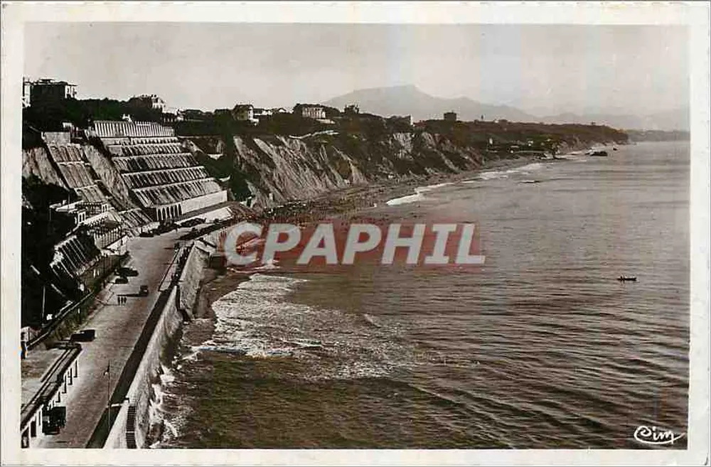Biarritz (B.P.) — Aperitivo sobre a costa dos Bascos — editor Cim - Frente